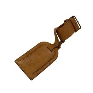 Louis Vuitton Vachetta leather luggage tag